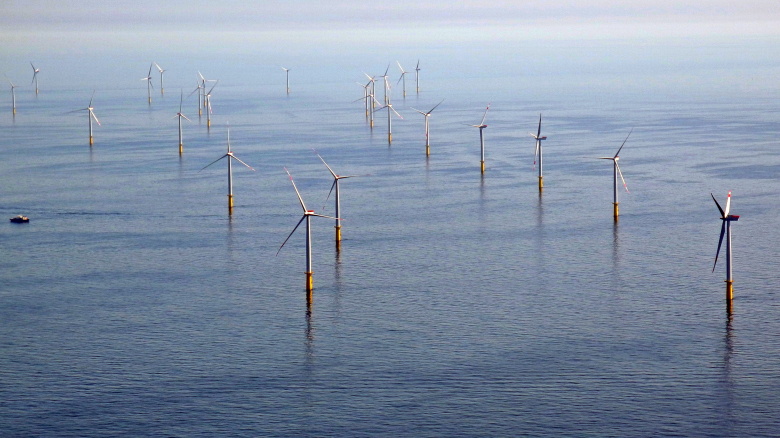 Windpark in der Nordsee