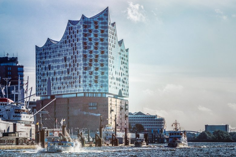 Blick über die Binnenalster in Hamburg