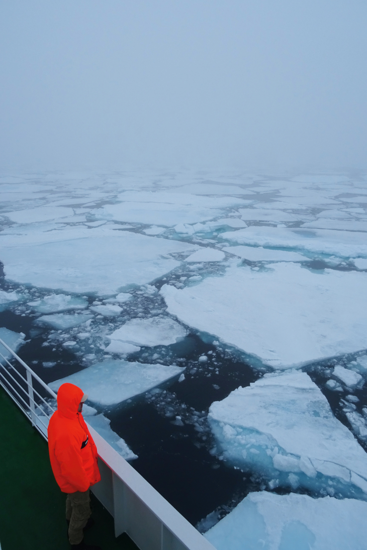 Photo: Hereon/Hanna Joerss Ice floes in the ocean
