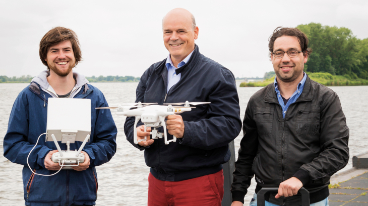 Michael Streßer, Dr Jochen Horstmann und Ruben Carrasco Alvarez