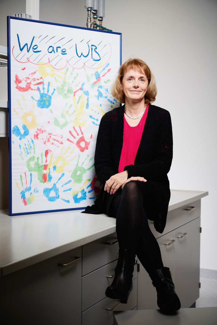 Teamwork within the "MMetallic Biomaterials" (Shortname WB) is very important to Regine Willumeit-Römer. Photo: Hereon/Christian Schmid Willumeit Römer