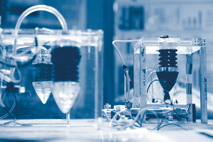 "Um Roboter zu bauen, die in komplexen Umgebungen zurechtkommen und sich an neue Umweltbedingungen anpassen können, orientieren wir uns an Vorbildern aus der Natur. Das bedeutet: Wir wollen Biologie und innovative Technologien miteinander verknüpfen." Zukünftig werden gemeinsam mit dem IIT und dem Institut für Biomaterialforschung neue Komponenten für Soft Robotics erforscht. Foto: IIT Hier sind die „Wurzeln“ des Plantoids zu sehen. Jedes Wurzelende ist mit chemischen Sensoren ausgestattet, beweglich und reagiert empfindlich gegenüber Berührungen.