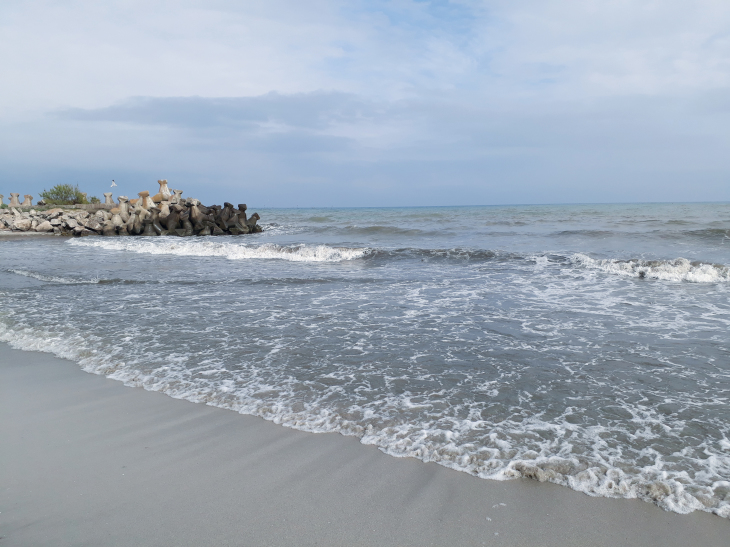 Throughout the entire river-sea system, for example, nutrients from agriculture or pollutants from industry can reach the coastal sea. Photo: Hereon/ Jana Friedrich Coastal Sea