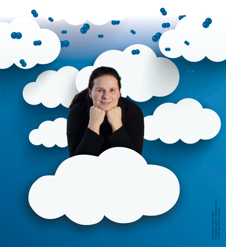 Illustration: Hereon/ Bianca Seth, background: quniky - de.freepik.coma, portrait: Hereon/ Steffen Niemann Juliana Clodt