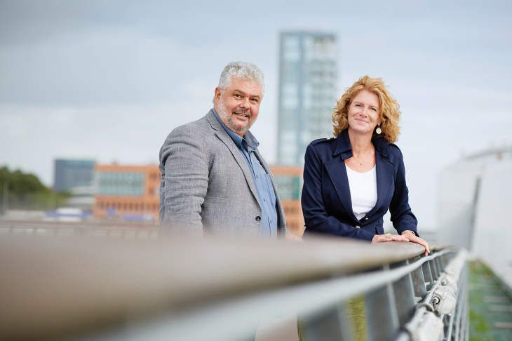 Photo: Hereon/ CHristian Schmid Adrian Stanica und Jana Friedrich